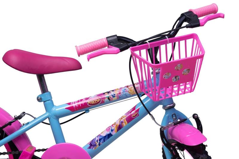 Imagem de Bicicleta Infantil Feminina Aro 16 - Azul - Personagem