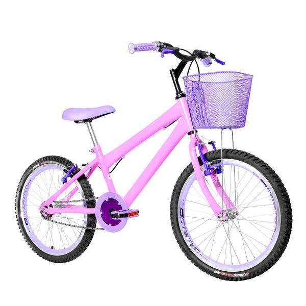 Imagem de Bicicleta Infantil Feminina Aro 20 Aero + Kit Proteção