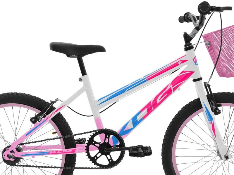 Imagem de Bicicleta Infantil Feminina Aro 20 KOG com Cestinha