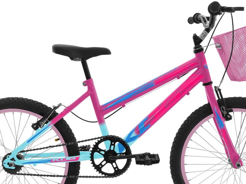 Imagem de Bicicleta Infantil Feminina Aro 20 KOG com Cestinha