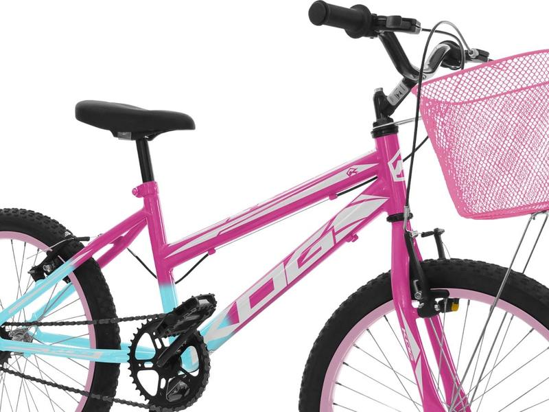 Imagem de Bicicleta Infantil Feminina Aro 20 KOG com Cestinha