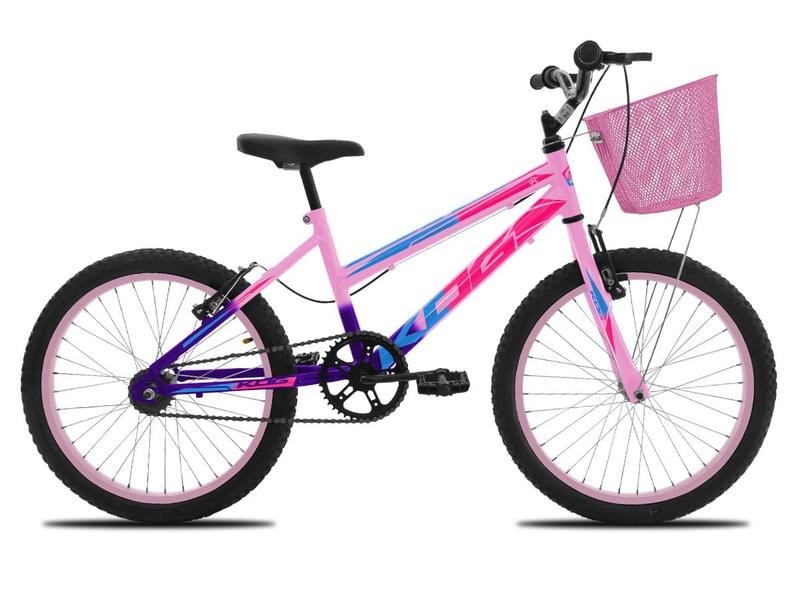 Imagem de Bicicleta Infantil Feminina Aro 20 KOG com Cestinha