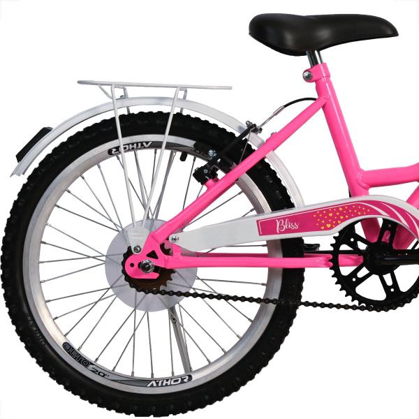 Imagem de Bicicleta Infantil Feminina Athor Bliss Aro 20 Com Cestinha