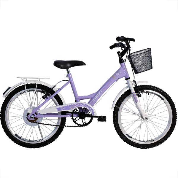 Imagem de Bicicleta Infantil Feminina Athor Bliss Aro 20 Com Cestinha