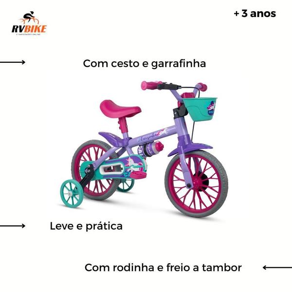 Imagem de Bicicleta infantil Feminina Cecizinha Aro 12 - Caloi