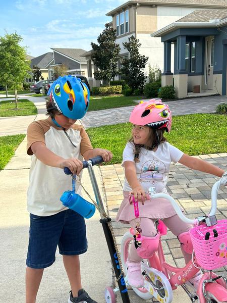 Imagem de Bicicleta infantil Helmet Gingili Life para meninas de 2 a 8 anos com conjunto de equipamentos