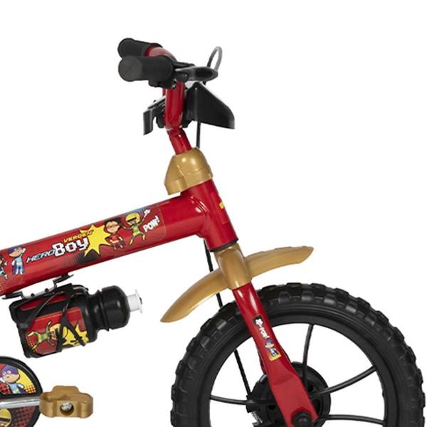 Imagem de Bicicleta Infantil Hero Boy Aro 12 Vermelho - Verden