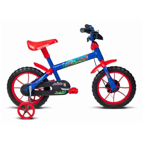 Imagem de Bicicleta Infantil Jack Aro 12 Azul e Vermelho Verden: Aventura e Estilo para Pequenos Aventureiros!