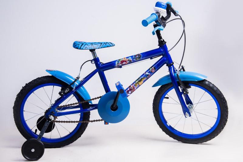 Imagem de Bicicleta Infantil Masculina Aro 16 - Azul - Personagem