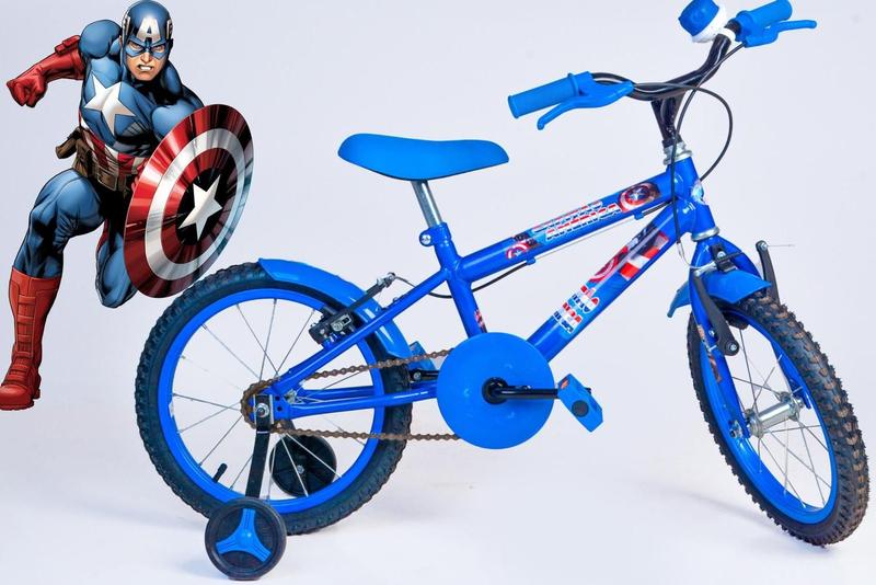 Imagem de Bicicleta Infantil Masculina Aro 16 - Azul - Personagem