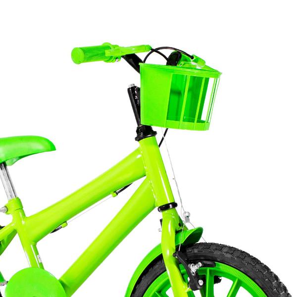 Imagem de Bicicleta Infantil Masculina Aro 16 Nylon + Kit Passeio e Acelerador