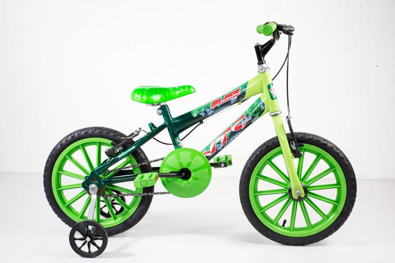 Imagem de Bicicleta Infantil masculina aro 16 verde