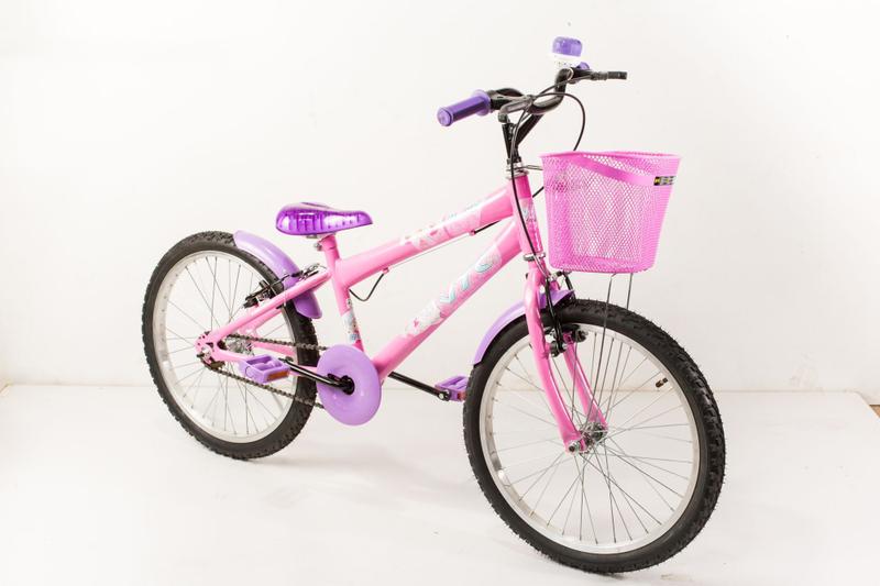 Imagem de Bicicleta Infantil Menina Aro 20 com acessórios