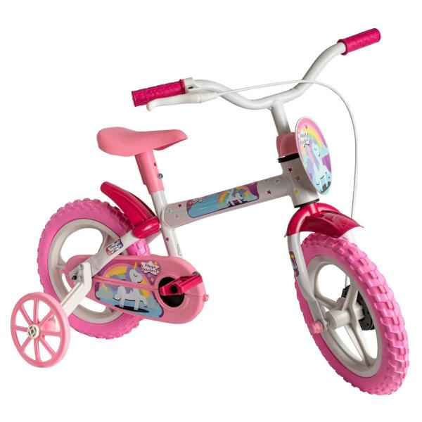 Imagem de Bicicleta Infantil Menina Menino Aro 12 com Rodinha