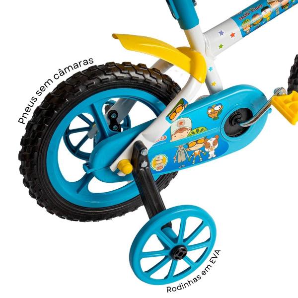 Imagem de Bicicleta Infantil Menina Menino Aro 12 com Rodinha