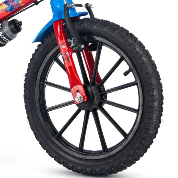 Imagem de Bicicleta Infantil Menino Aro 16 Homem Aranha Marvel