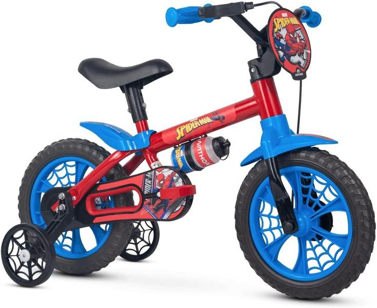 Imagem de Bicicleta Infantil Menino Spider Marvel Aro 12 Homem Aranha