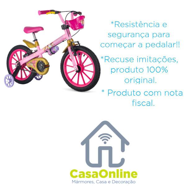 Imagem de Bicicleta Infantil Nathor Aro 16 Princesas Disney