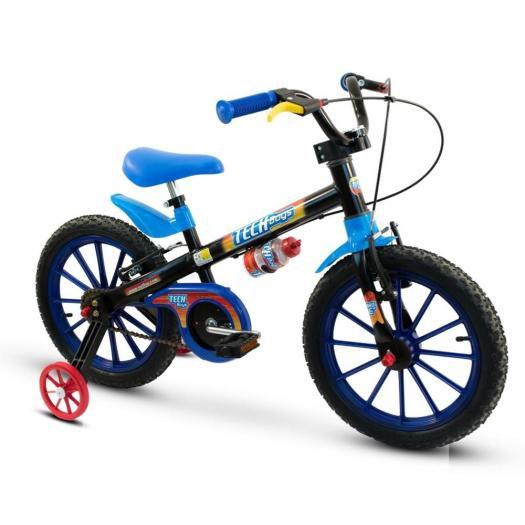 Imagem de Bicicleta Infantil Nathor Tech Boys 5 Com Rodinhas Aro 16