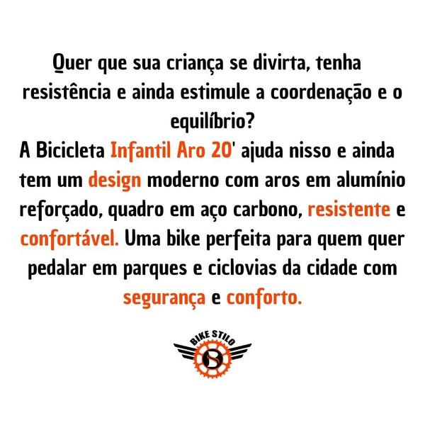 Imagem de Bicicleta Infantil Passeio Aro 20 Cesta Feminina Tifany/Rosa