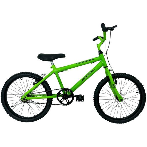 Imagem de Bicicleta Infantil Passeio Aro 20 Masculina Verde Neon