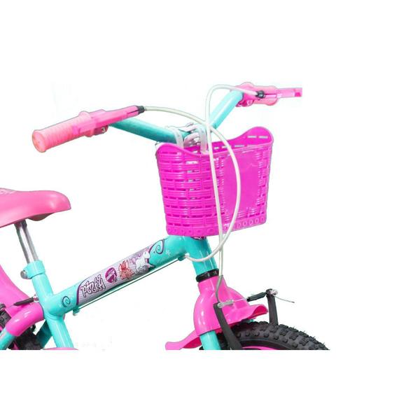 Imagem de Bicicleta Infantil Pink A16 com Cesta TK3 Track