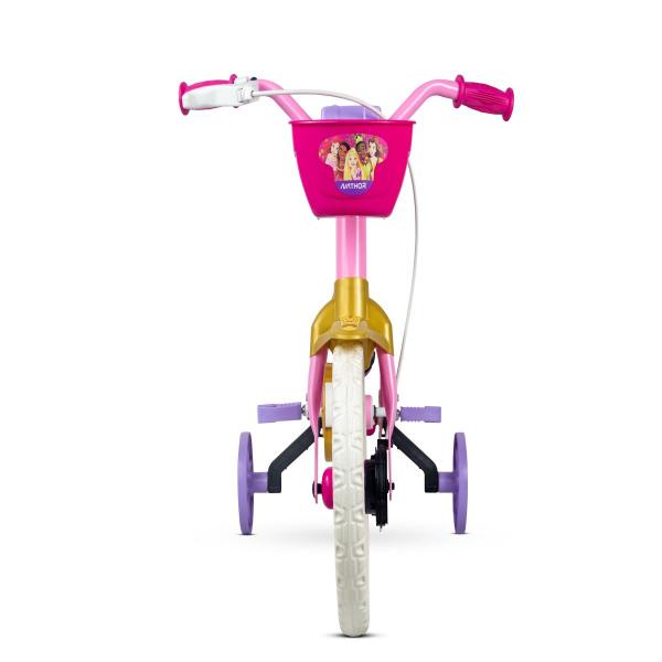 Imagem de Bicicleta Infantil Princesas Aro 12 Rodinhas Com Capacete