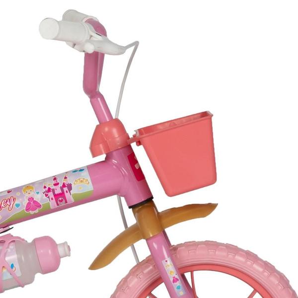 Imagem de Bicicleta Infantil Princy Aro 12 Rosa E Dourado - Verden