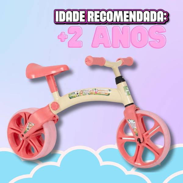 Imagem de Bicicleta Infantil S/ Pedal Safari Baby Balance Bege e Goiaba Verden Bikes - 10497