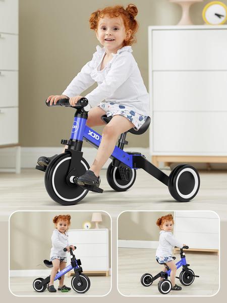 Imagem de Bicicleta infantil Tricycle XJD 5 em 1 para 1-3 anos com assento ajustável