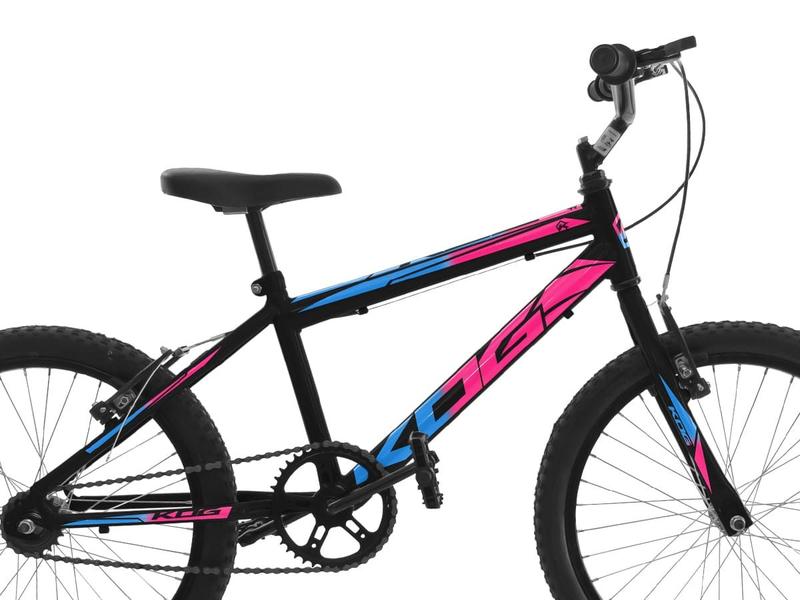 Imagem de Bicicleta KOG Infantil Aro 20 Feminina V-Brake Cestinha