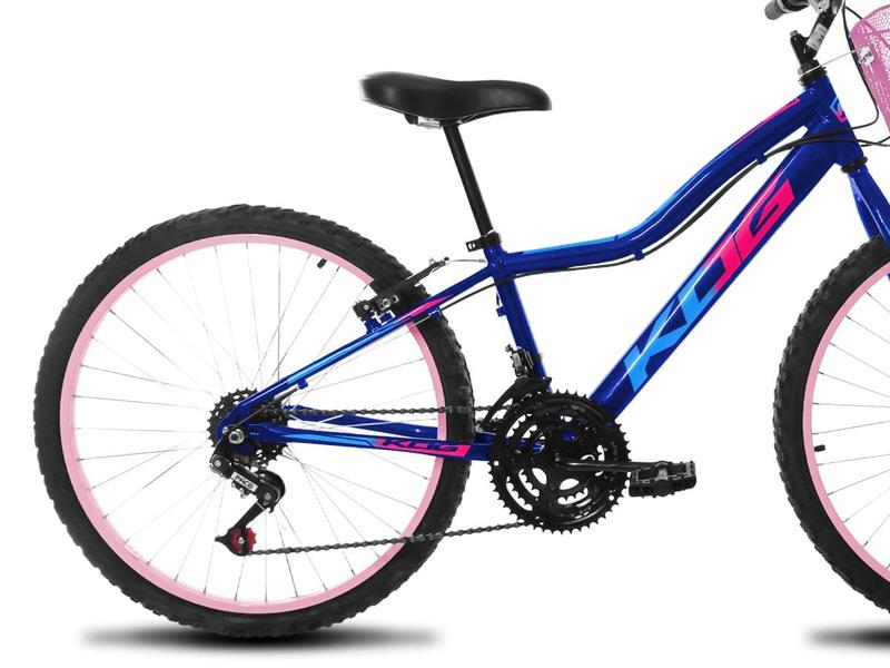 Imagem de Bicicleta KOG Infantil Aro 24 Feminina Alumínio 18v Câmbio Shimano