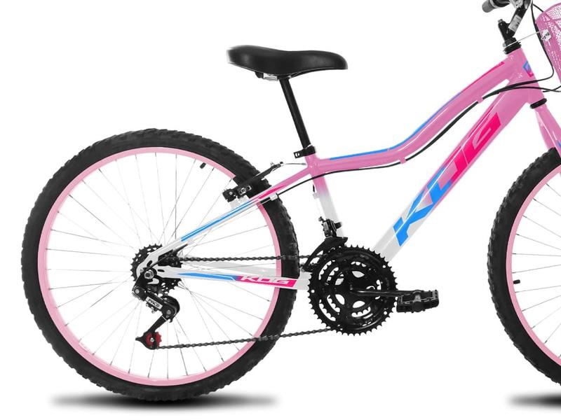 Imagem de Bicicleta KOG Infantil Aro 24 Feminina Alumínio 18v Câmbio Shimano