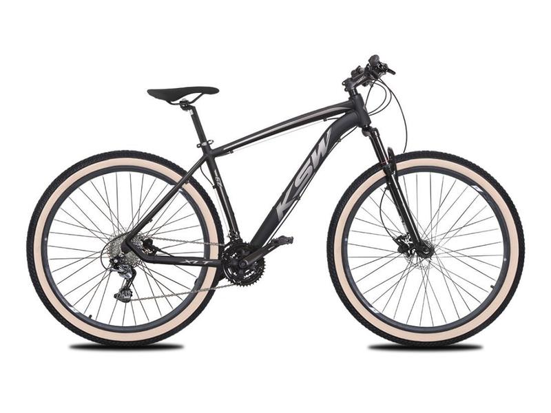 Imagem de Bicicleta KSW 24V Aro 29 Freio Hidraulico Pneu Faixa Beje