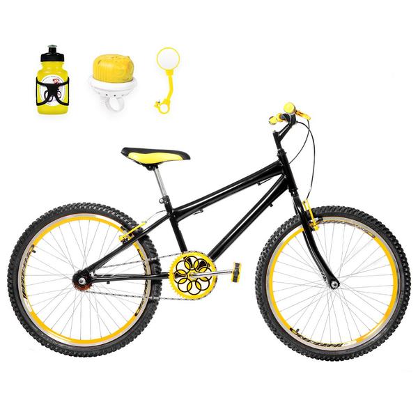 Imagem de Bicicleta Masculina Aro 24 Aero + Kit Passeio