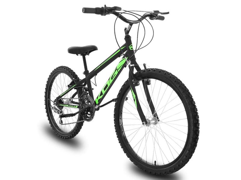 Imagem de Bicicleta Masculina Infantil Aro 20 KOG Freio V-Brake 18 Velocidades 