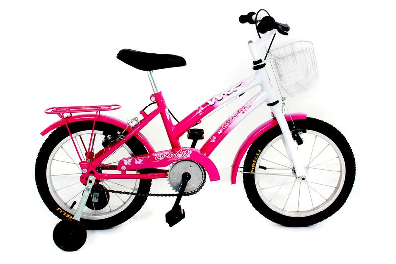 Imagem de Bicicleta Menina Infantil Aro 16 Completa C/ Cesta Feminina