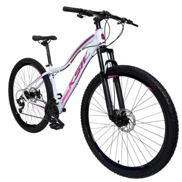 Imagem de Bicicleta Modelo Feminino Aro 29 KSW MWZA 21 Velocidades Alumínio MTB C/ Câmbio Traseiro SHIMANO