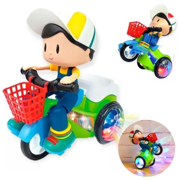 Bicicleta Moto Elétrica Brinquedo Grande Pequeno Médio - Tricycle Imagem de Bicicleta Moto Elétrica Brinquedo Grande Pequeno Médio