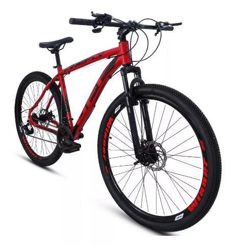 Imagem de Bicicleta mountain bike aro 29 off firefly 24 marchas vermelha tam.17