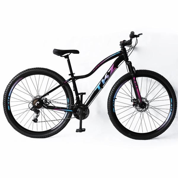 Imagem de Bicicleta Mountain Bike Aro 29 TKZ Torii Aluminum 24v Freio a Disco Mecânico Suspensão Ahead Set