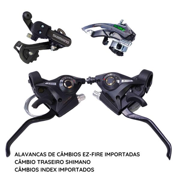 Imagem de Bicicleta Mountain Bike Tkz Fuji  Câmbio Shimano 21v Aro 29 Alumínio