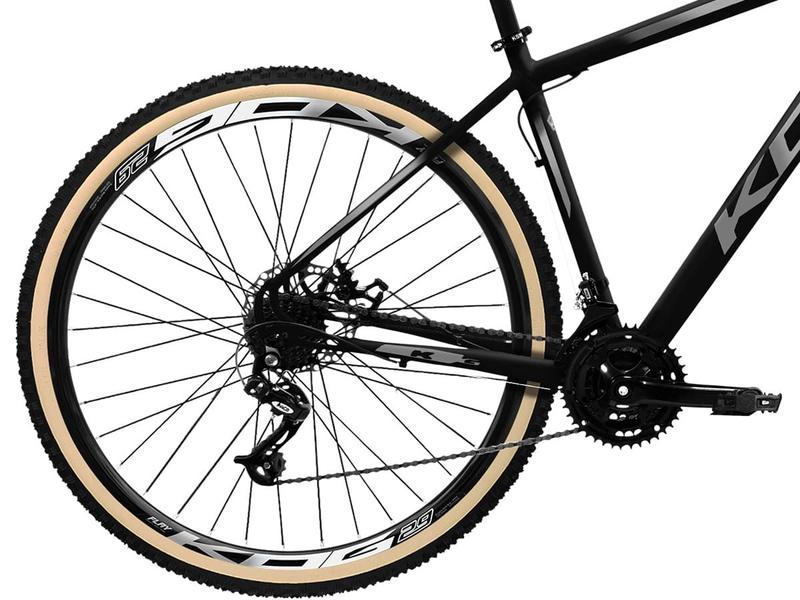 Imagem de Bicicleta MTB Aro 29 KOG 21V Freio a Disco Pneu Faixa Bege