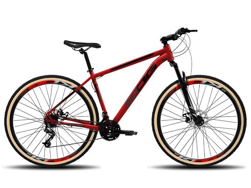 Imagem de Bicicleta MTB Aro 29 KOG 21V Freio a Disco Pneu Faixa Bege