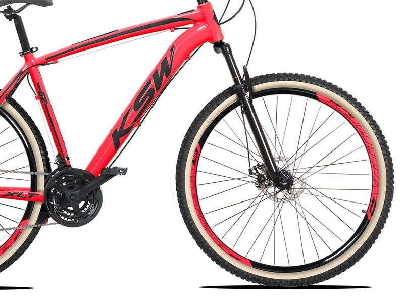 Imagem de Bicicleta MTB Aro 29 KSW 27 Marcha Freio a Disco Cubos K7