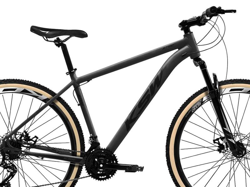 Imagem de Bicicleta MTB Aro 29 KSW 27V Freio Hidráulico Cubo K7 Trava