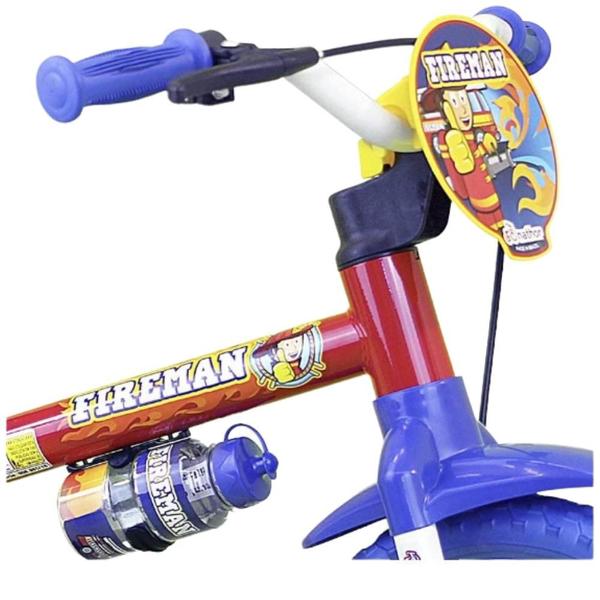 Imagem de Bicicleta Nathor Fire Man Masculino Aro 12 Vermelho/Azul