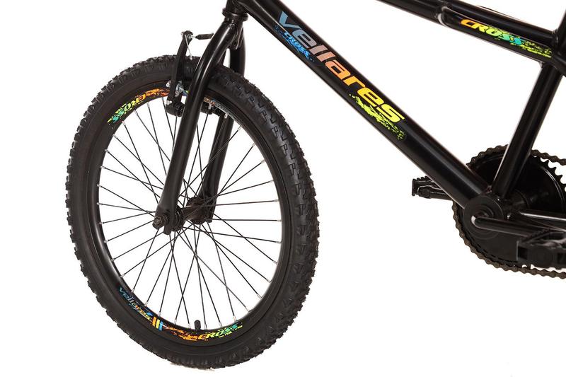 Bicicleta Preta Aro 20 Infantil Freio V-Brake - Vellares Imagem de Bicicleta Preta Aro 20 Infantil Freio V-Brake - Vellares