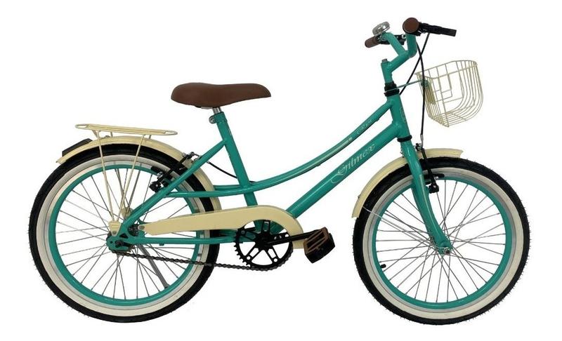 Imagem de Bicicleta Retro Vintage Infantil Aro 20 Cesta Paralama Bagag