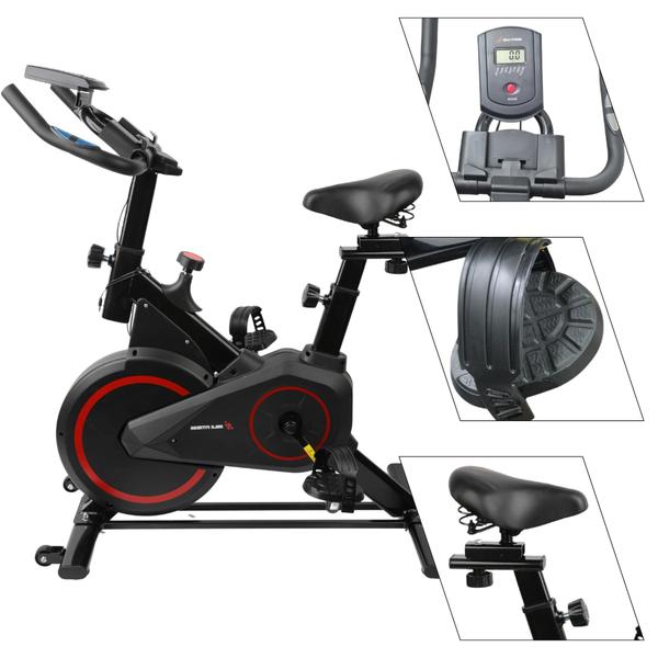 Bicicleta Spinning Ergométrica EvoPro Mecânica Roda de Inércia Suporta até 130kg Potência ... Bicicleta Spinning Ergométrica EvoPro Mecânica Roda de Inércia Suporta até 130kg Potência ...
